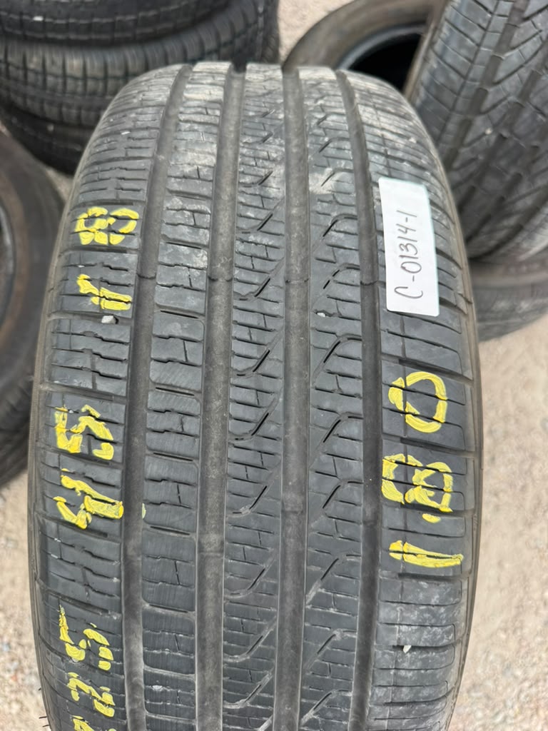 225/45R18 Pair (2 Used Tires) Pirelli Cinturato P7