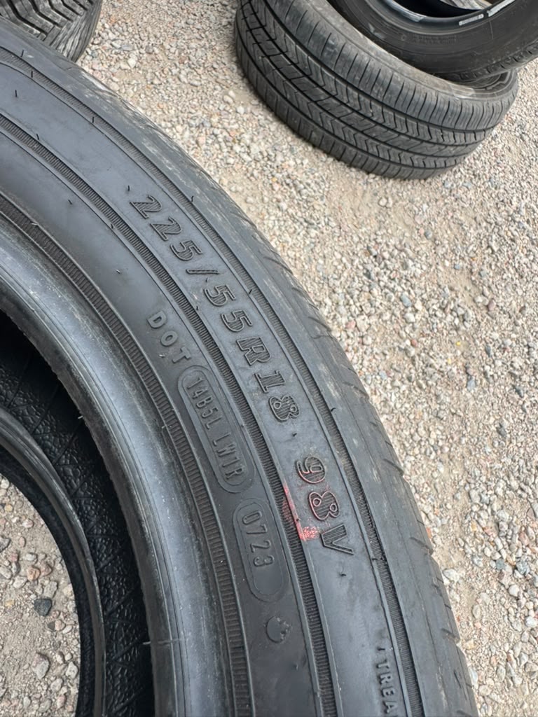 225/55R18 Set (4 Used Tires) Goodyear Assurance