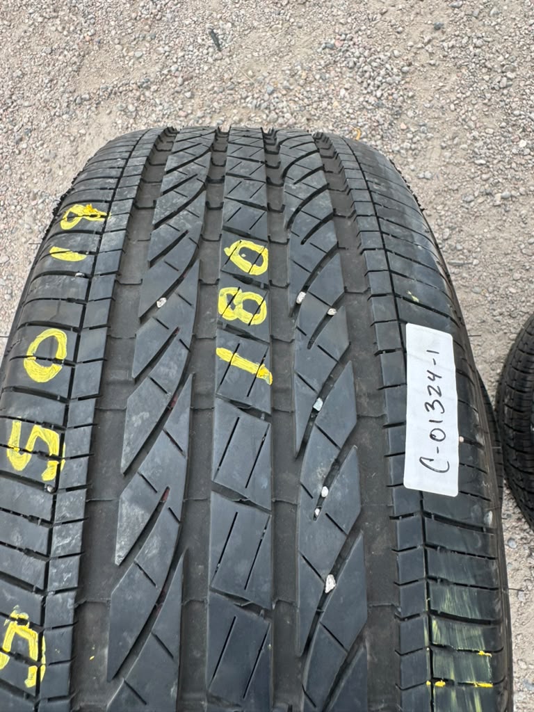 245/50R19 Pair (2 Used Tires) Bridgestone Dueler H/P Sport