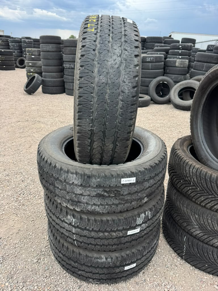 LT285/60R20 Set (4 Used Tires) Firestone Transforce AT
