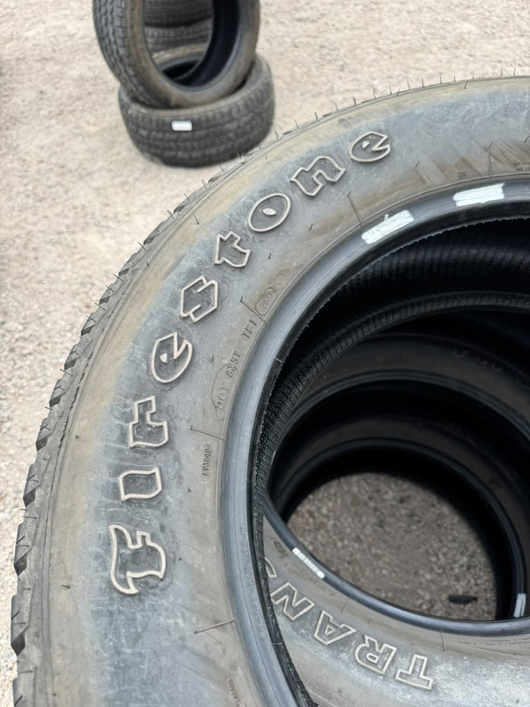 LT285/60R20 Set (4 Used Tires) Firestone Transforce AT
