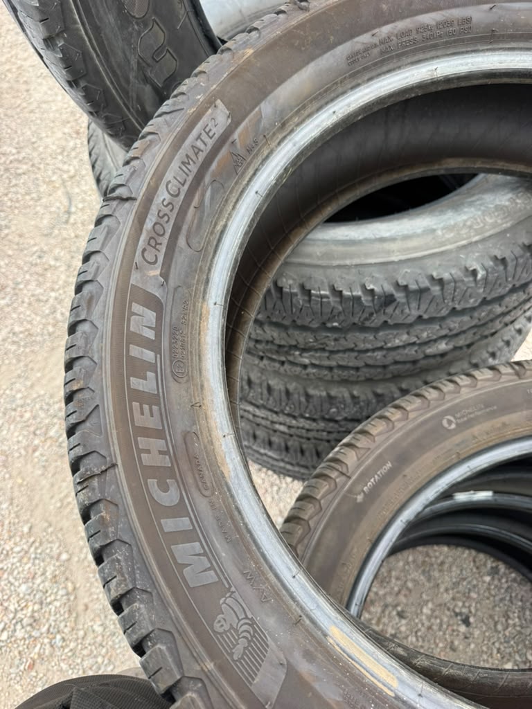 245/50R20 Set (4 Used Tires) Michelin Cross Climate