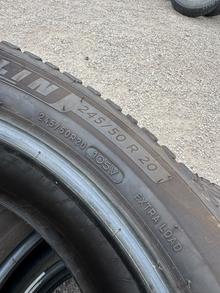245/50R20 Set (4 Used Tires) Michelin Cross Climate