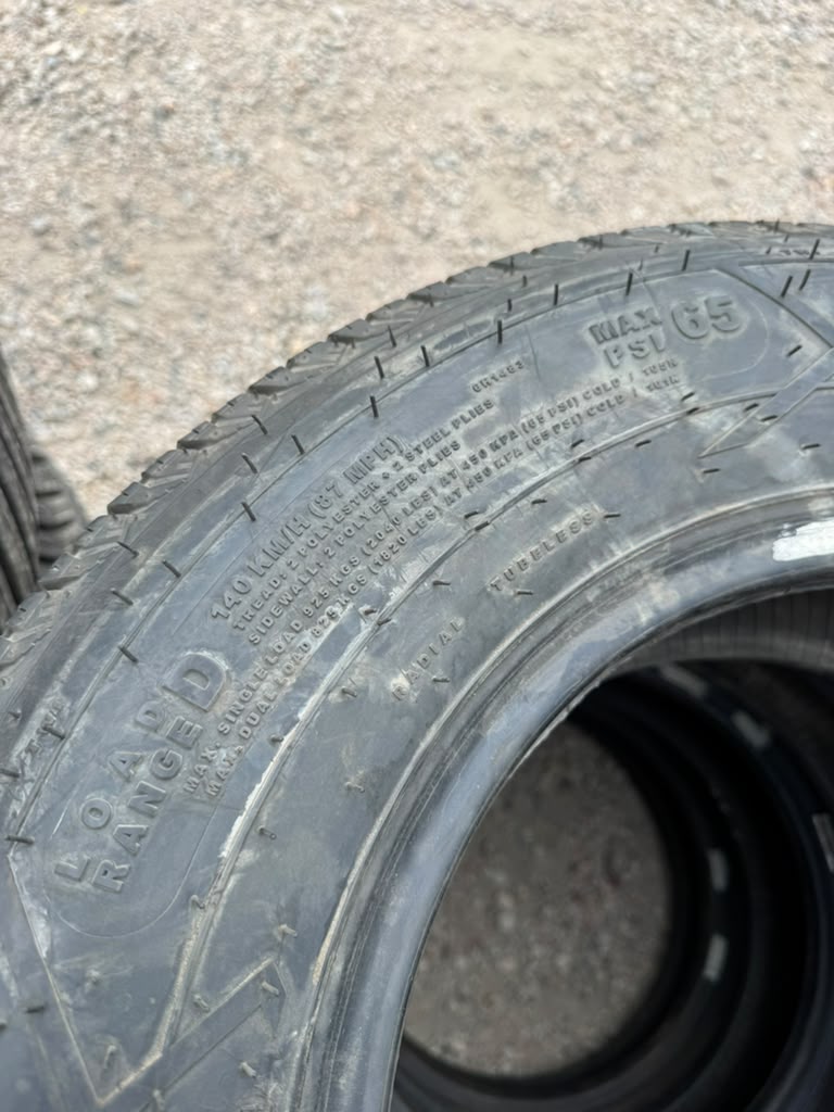 ST205/75R14 Set (4 Used Tires) Carlstar ST