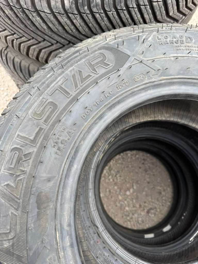 ST205/75R14 Set (4 Used Tires) Carlstar ST