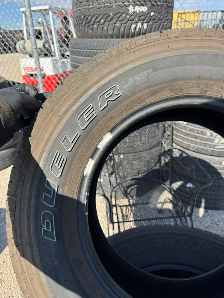 265/65R17 Set (4 Used Tires) Bridgestone Dueler LX