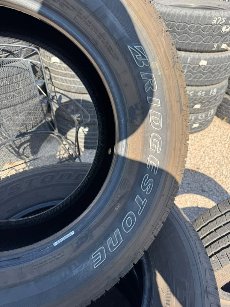 265/65R17 Set (4 Used Tires) Bridgestone Dueler LX