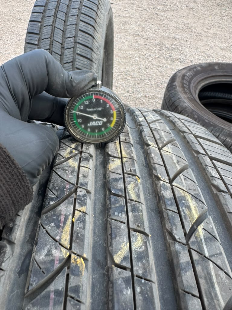 265/60R18 Pair (2 Used Tires) Milestar MS932