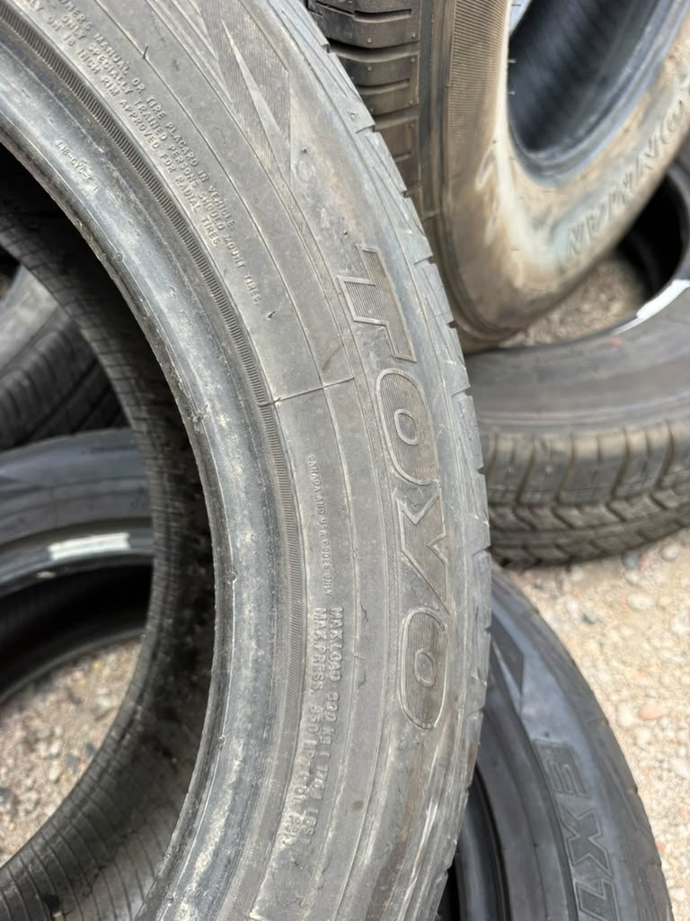 235/55R18 Pair (2 Used Tires) Toyo Extensa HP