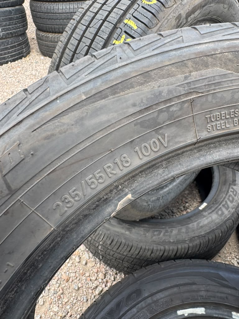 235/55R18 Pair (2 Used Tires) Toyo Extensa HP