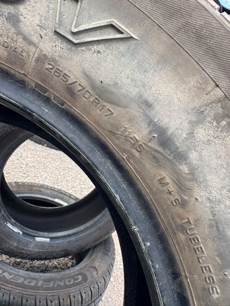 265/70R17 Pair (2 Used Tires) Ironman RB-SUV
