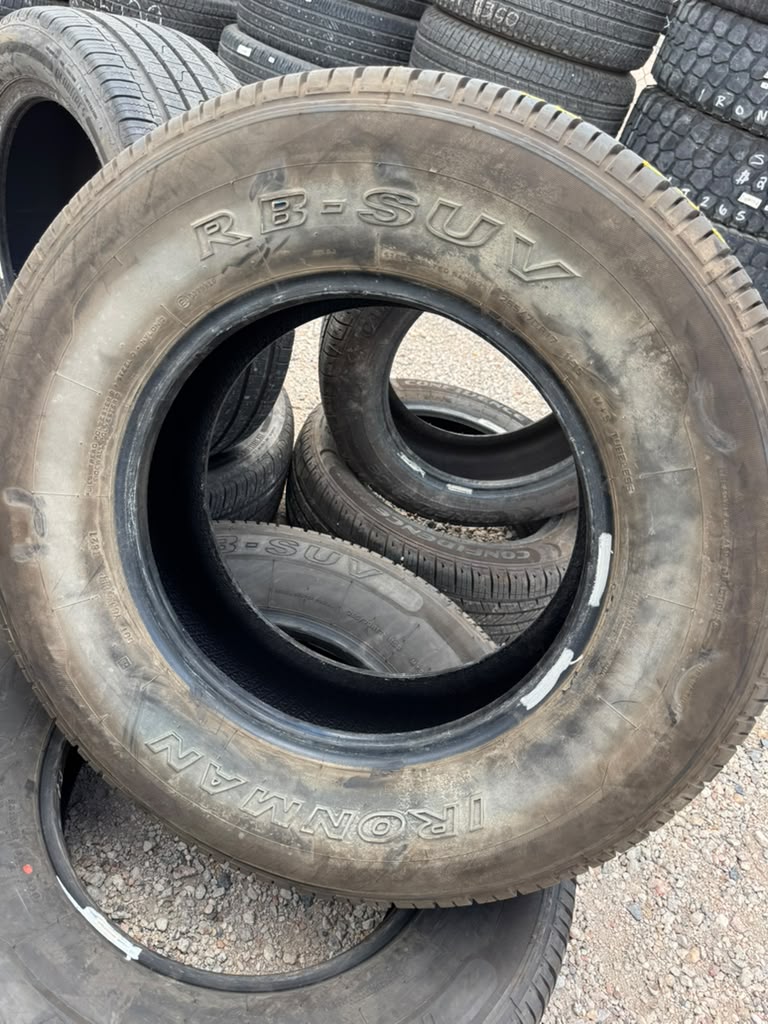 265/70R17 Pair (2 Used Tires) Ironman RB-SUV