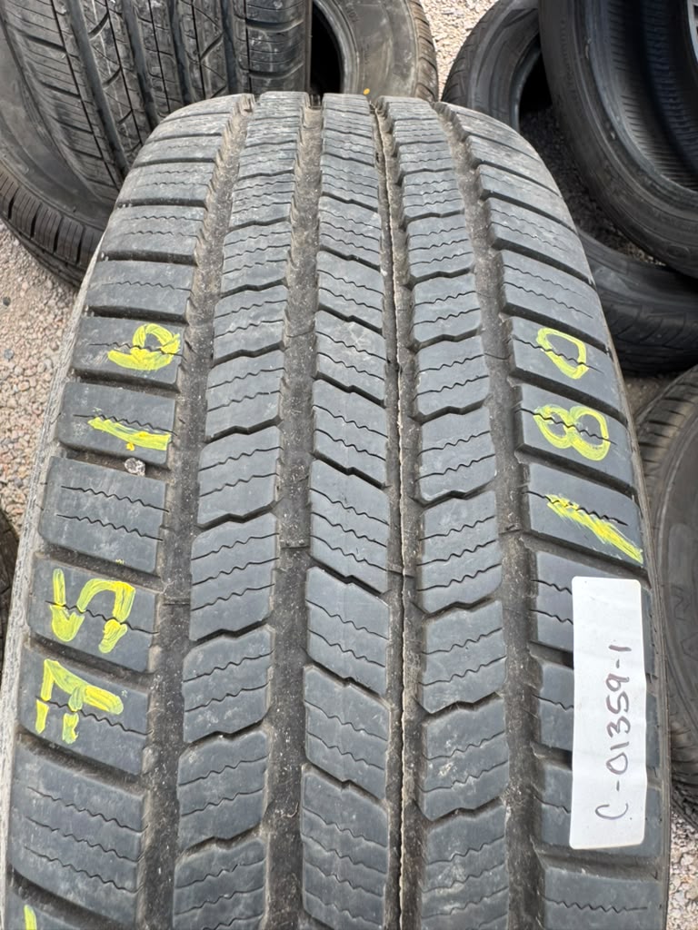 245/75R16 Pair (2 Used Tires) Michelin Defender LTX