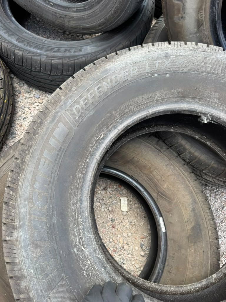 245/75R16 Pair (2 Used Tires) Michelin Defender LTX