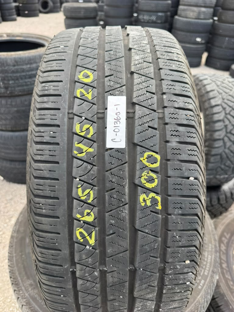 265/45R20 Set (4 Used Tires) Continental Cross Contact LX Sport