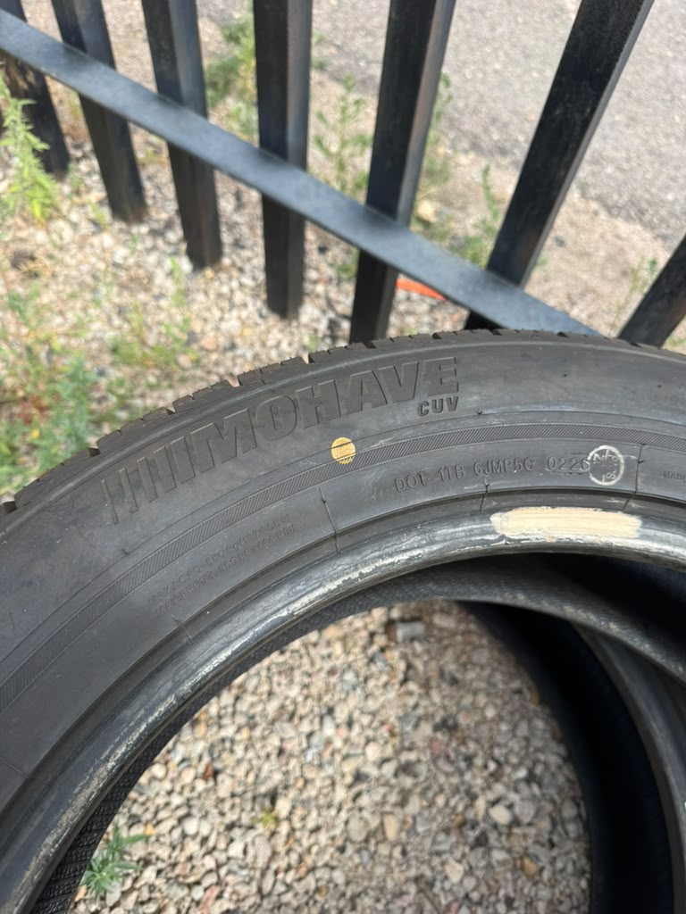 235/55R20 Pair (2 Used Tires) Mohave Crossover
