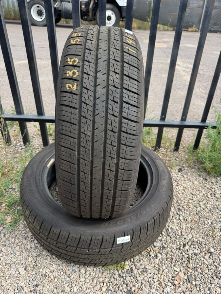 235/55R20 Pair (2 Used Tires) Mohave Crossover