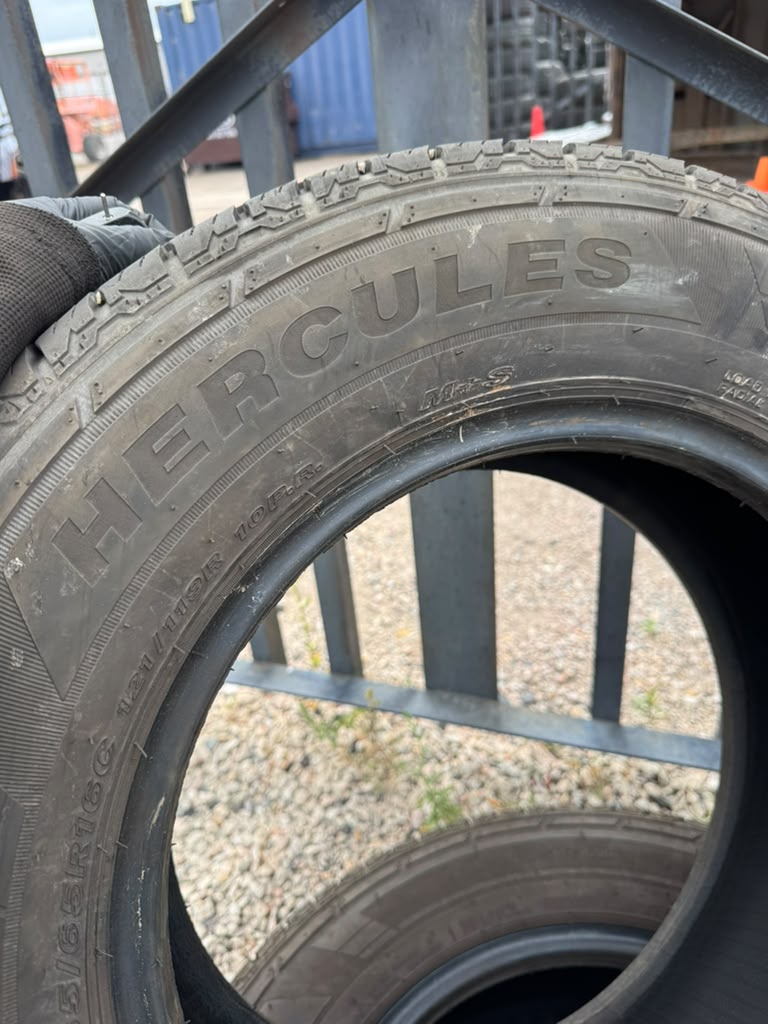 235/65R16C Pair (2 Used Tires) Hercules Terra Trac CH4