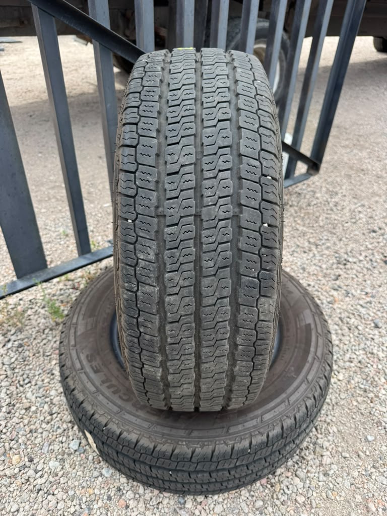 235/65R16C Pair (2 Used Tires) Hercules Terra Trac CH4