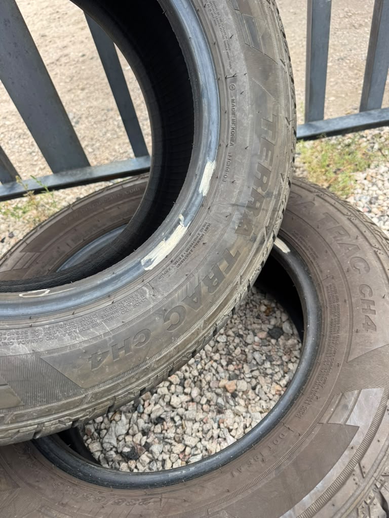 235/65R16C Pair (2 Used Tires) Hercules Terra Trac CH4