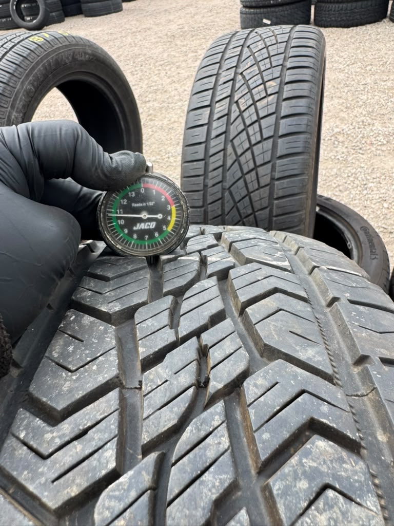 245/60R18 Pair (2 Used Tires) Continental Terrain Contact