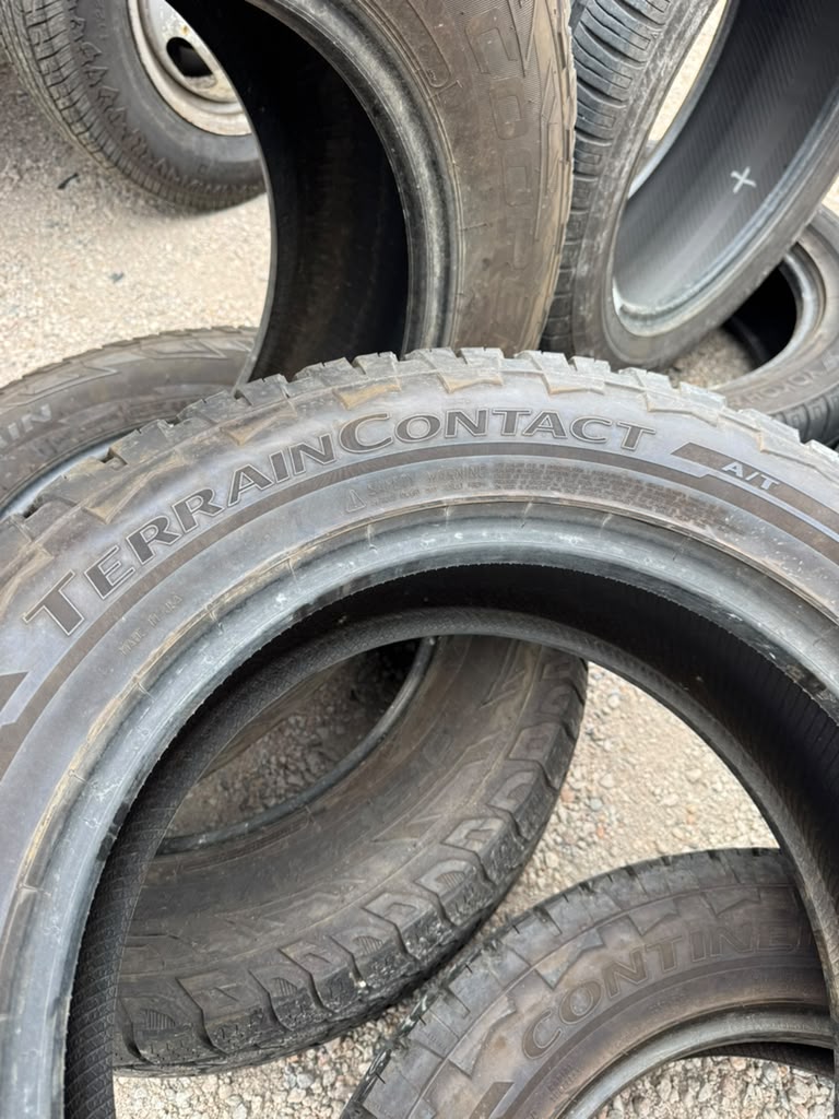 245/60R18 Pair (2 Used Tires) Continental Terrain Contact