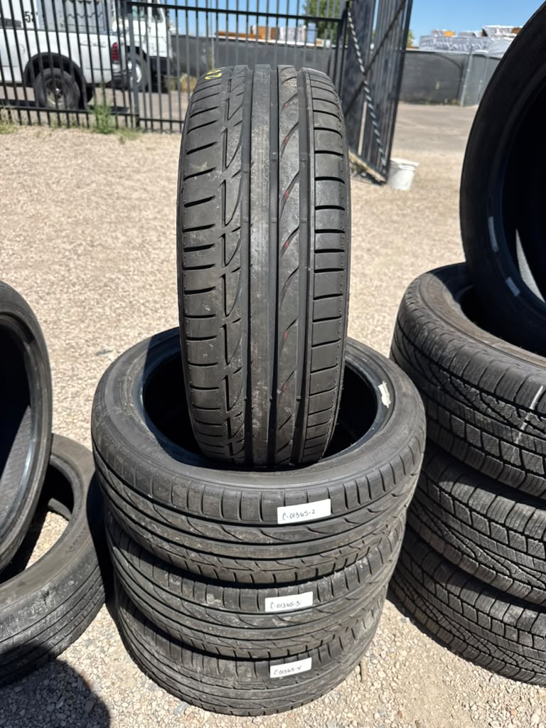 205/45R17 Set (4 Used Tires) Bridgestone Potenza S001