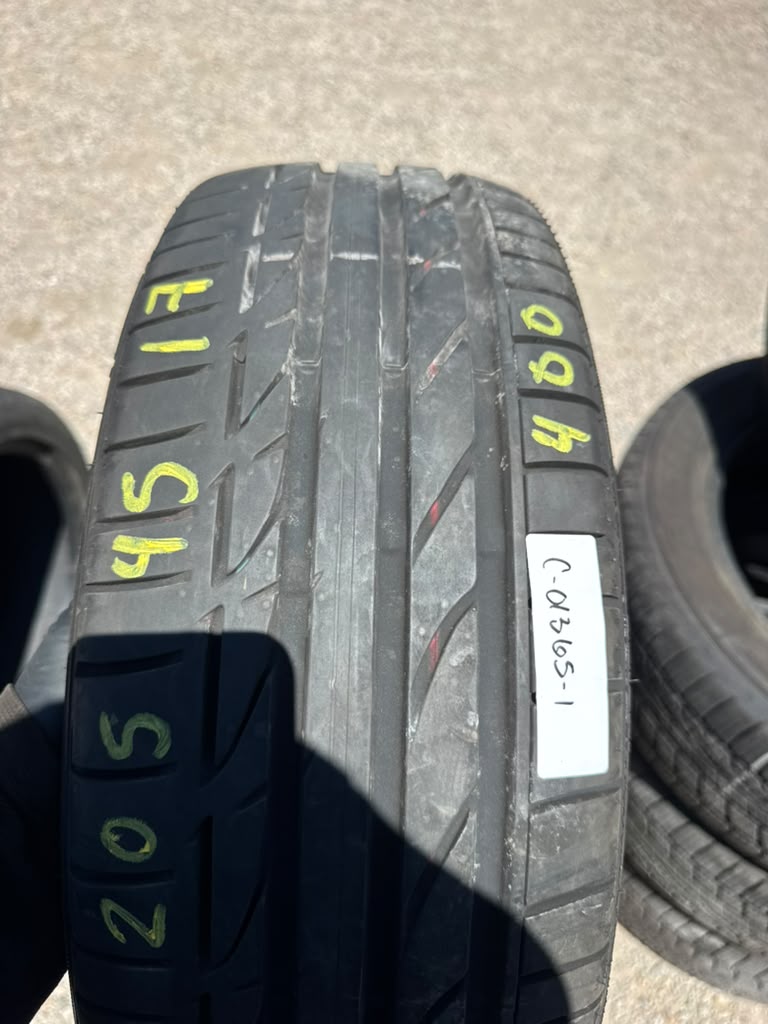 205/45R17 Set (4 Used Tires) Bridgestone Potenza S001