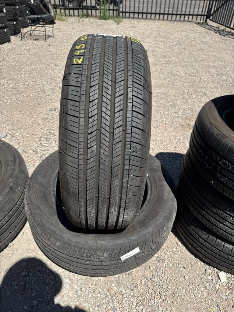 245/60R18 Pair (2 Used Tires) Goodyear Assurance