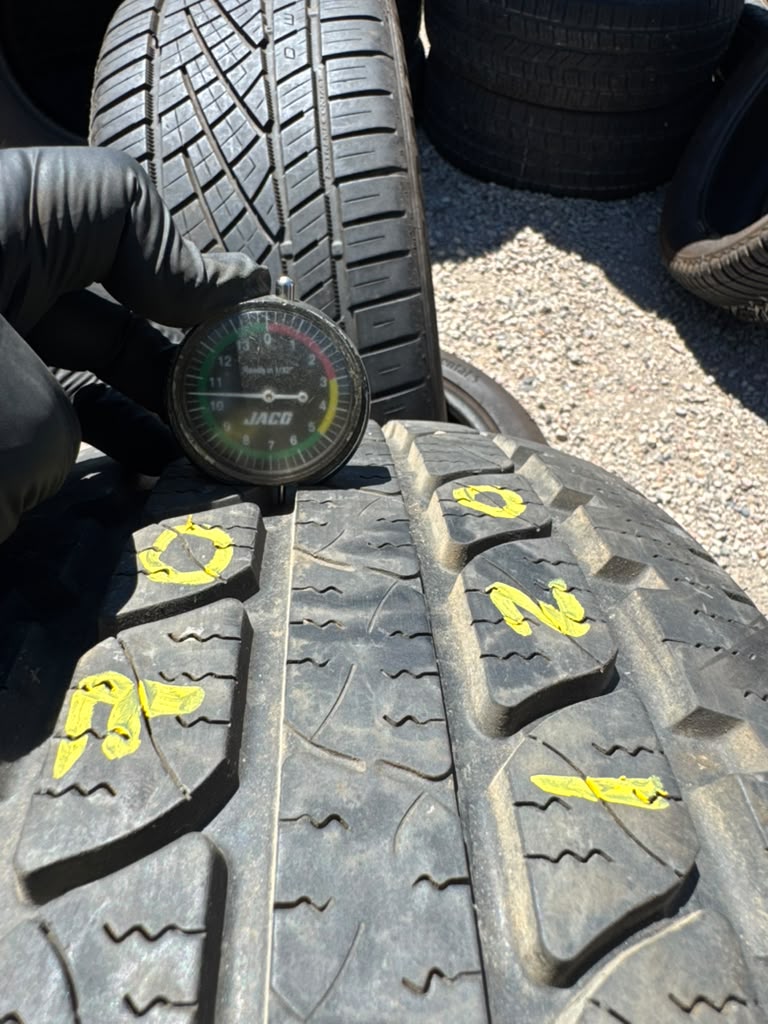 245/70R16 Pair (2 Used Tires) Definity Dakota