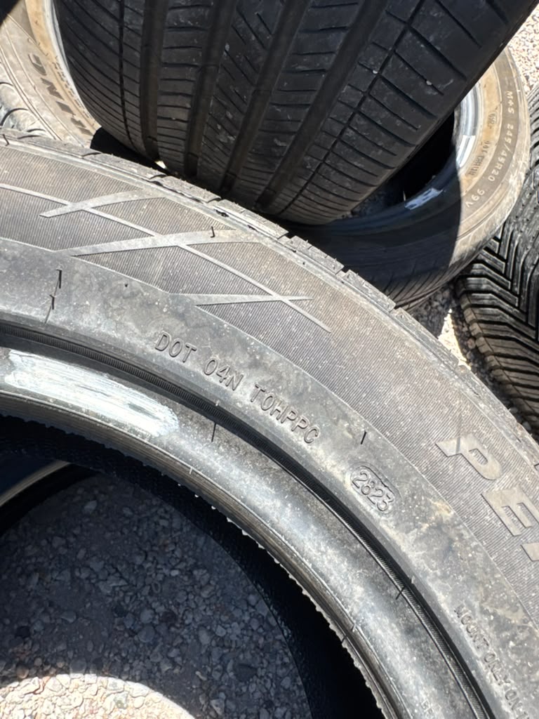 235/55R17 Pair (2 Used Tires) Fortune Perfectus