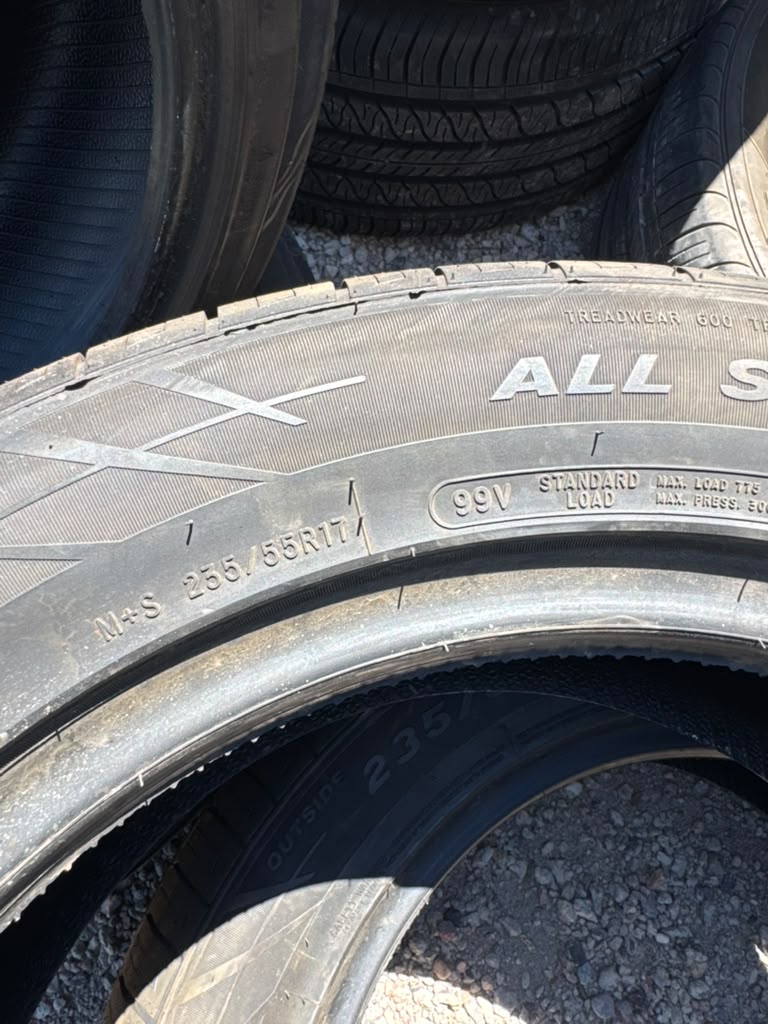 235/55R17 Pair (2 Used Tires) Fortune Perfectus