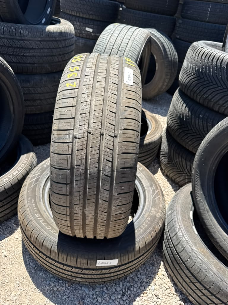 235/55R17 Pair (2 Used Tires) Fortune Perfectus