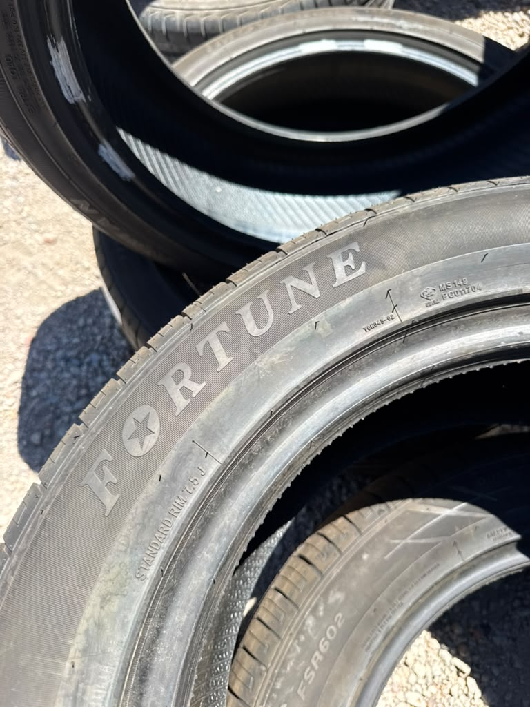 235/55R17 Pair (2 Used Tires) Fortune Perfectus