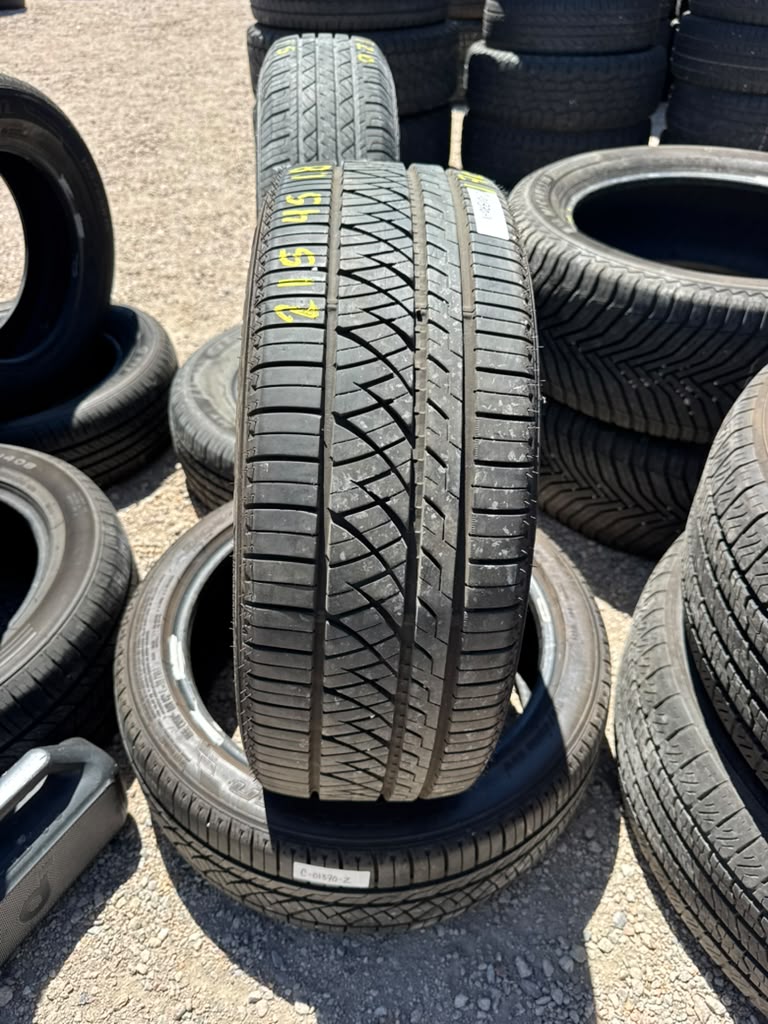 215/45R18 Pair (2 Used Tires) Falken Ziex ZE960