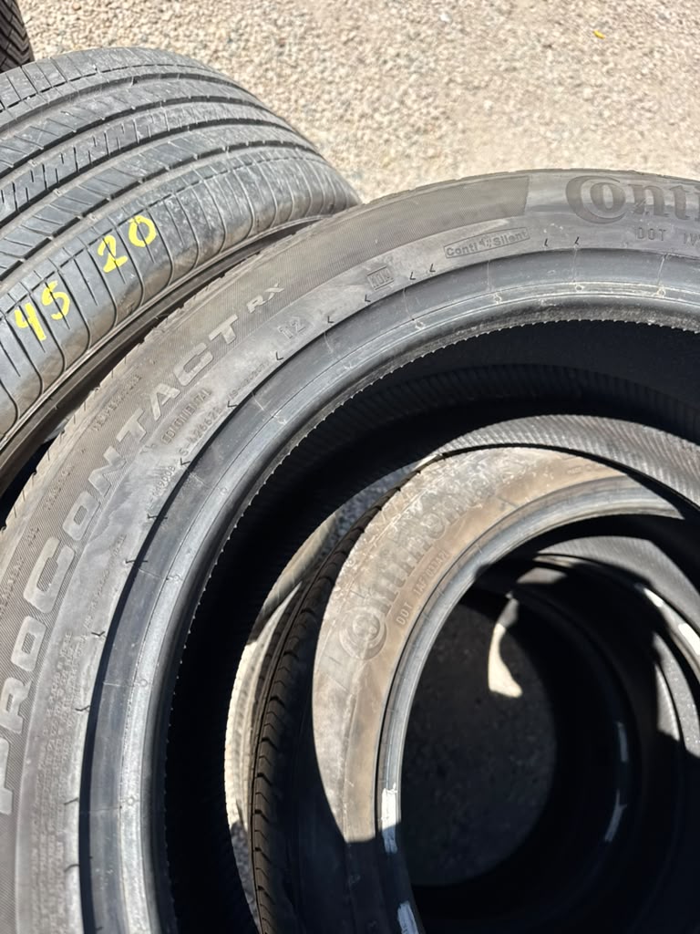 255/45R19 Set (4 Used Tires) Continental ProContact