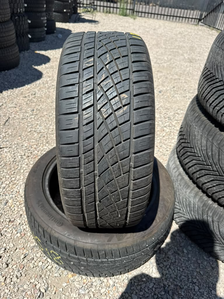 235/45R18 Pair (2 Used Tires) Continental Extreme Contact