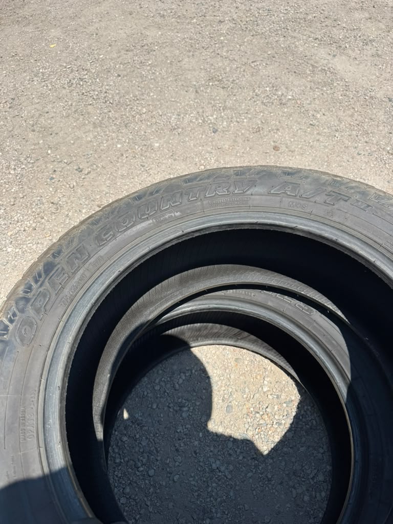 275/55R20 Pair (2 Used Tires) Toyo Open Country