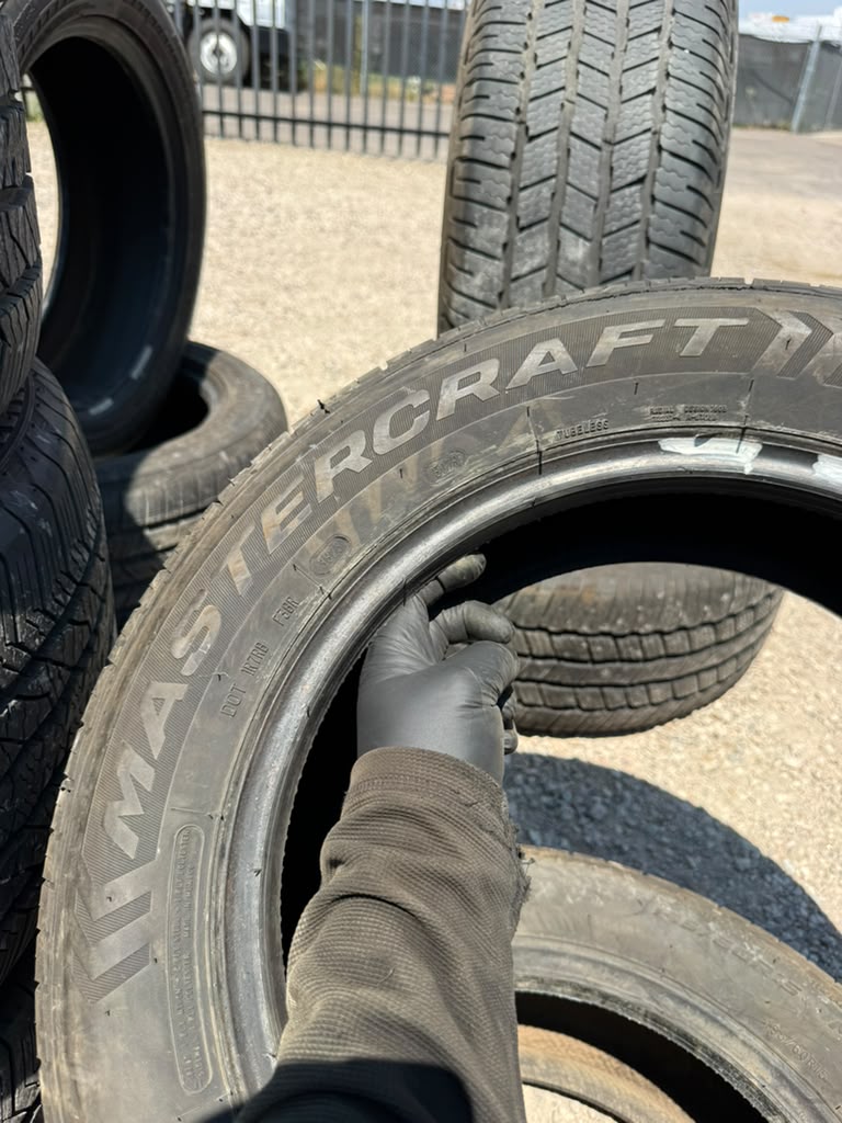 195/60R15 Pair (2 Used Tires) Mastercraft Stratus