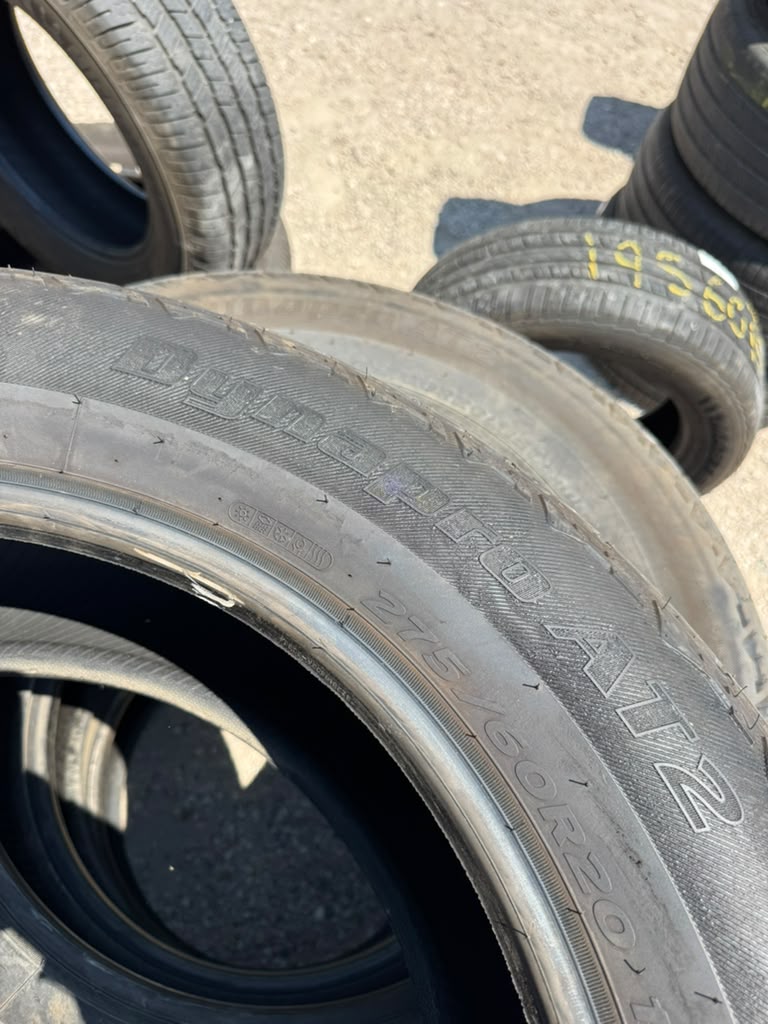 275/60R20 Set (4 Used Tires) Hankook DynaPro AT2