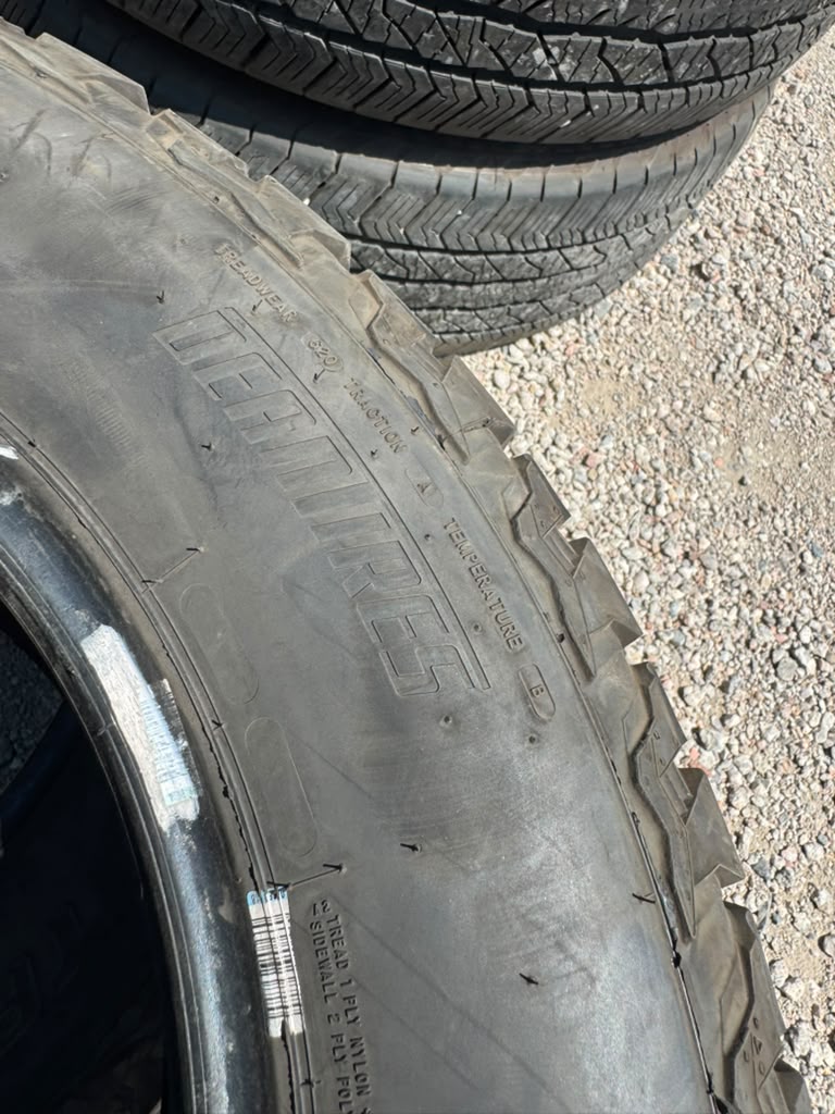 245/65R17 Pair (2 Used Tires) DeanTires Back Country