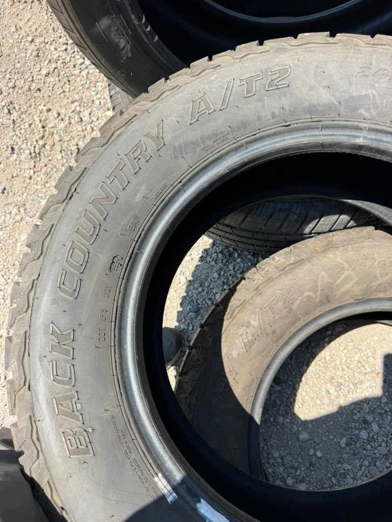 245/65R17 Pair (2 Used Tires) DeanTires Back Country
