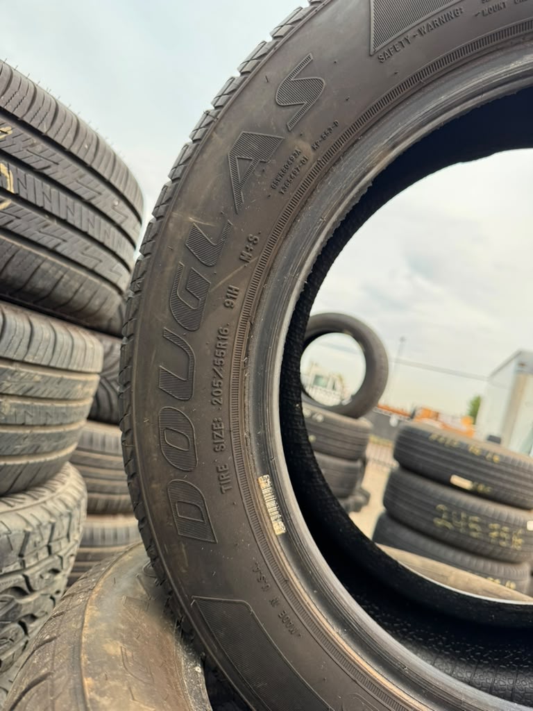 205/55R16 Set (4 Used Tires) Douglas Touring