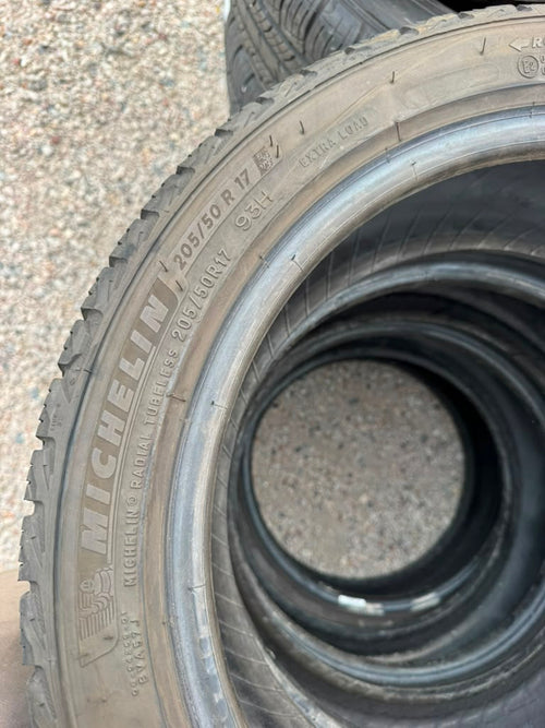 205/50R17 Set (4 Used Tires) Michelin X-ice