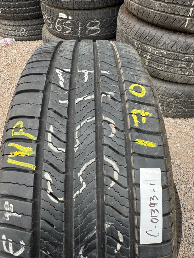215/55R17 Pair (2 Used Tires) Michelin Defender