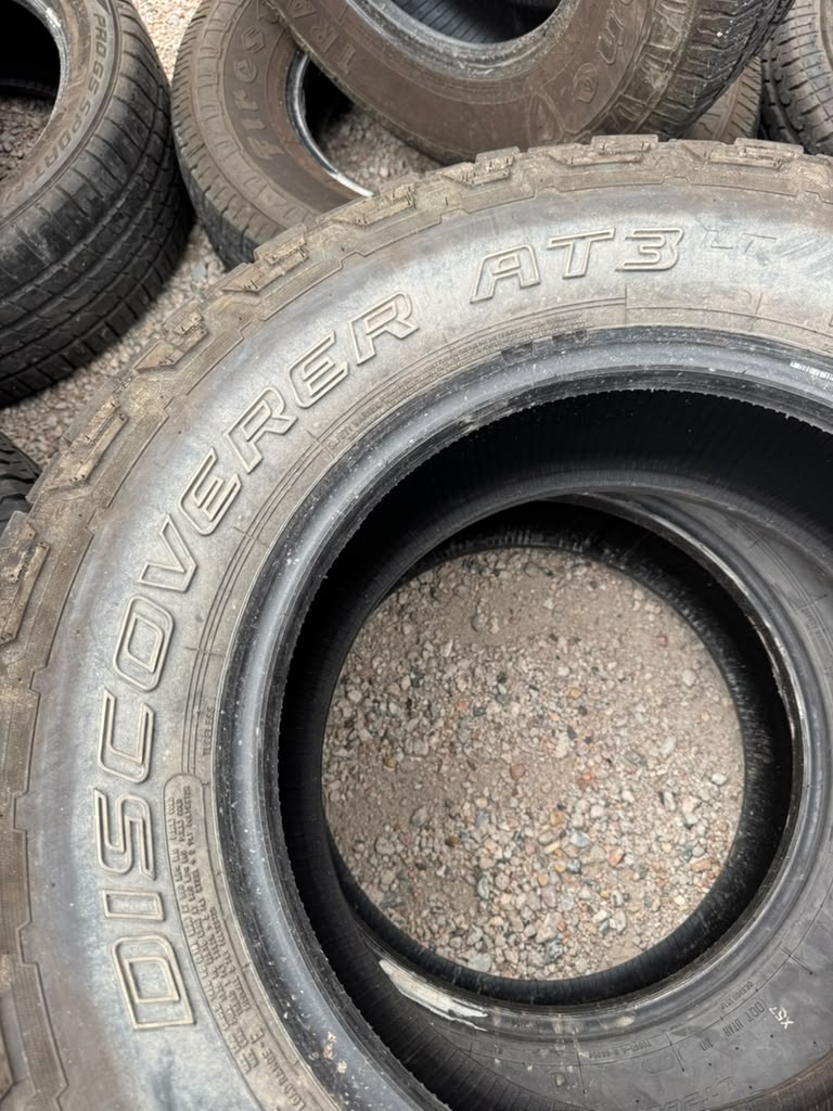 LT265/70R17 Pair (2 Used Tires) Cooper Discoverer AT3