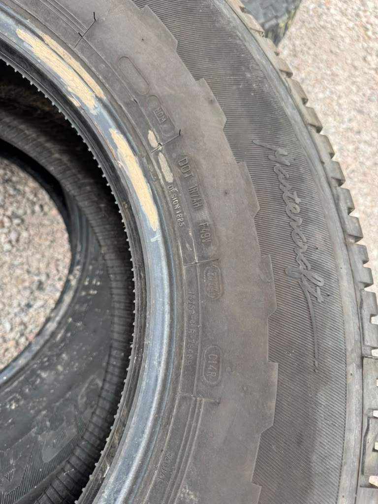 LT265/70R17 Pair (2 Used Tires) Mastercraft Stratus AP
