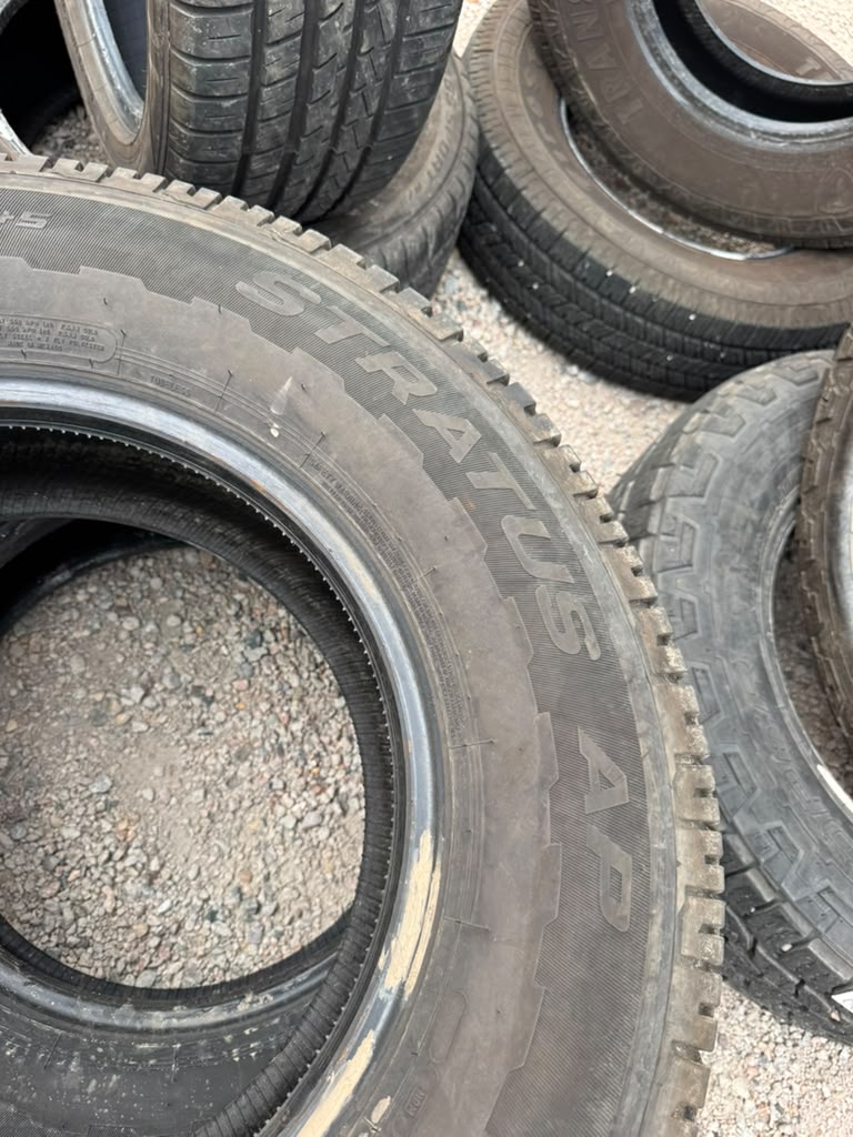 LT265/70R17 Pair (2 Used Tires) Mastercraft Stratus AP
