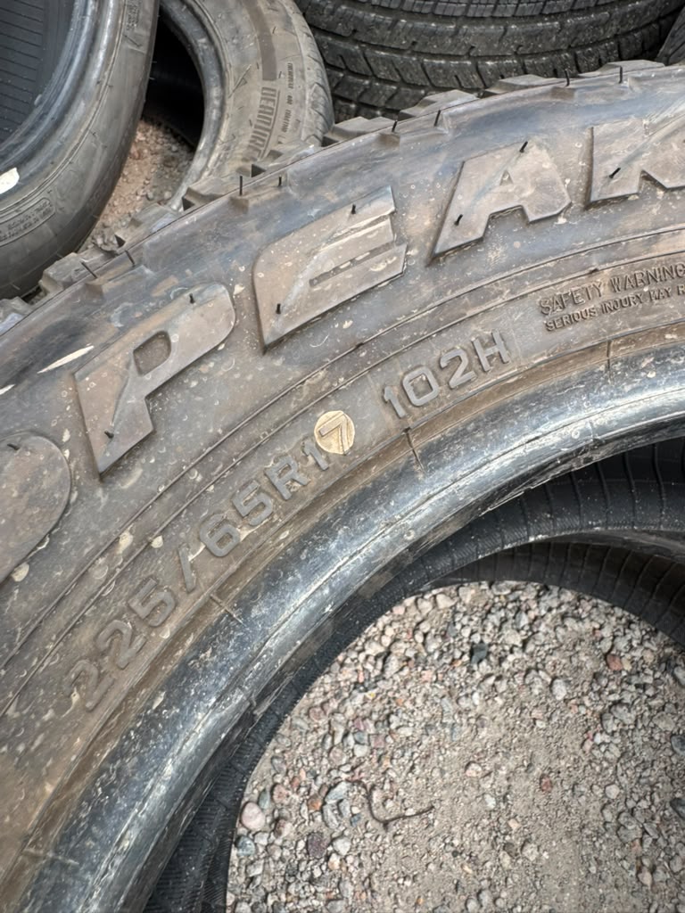 225/65R17 Pair (2 Used Tires) Falken WildPeak