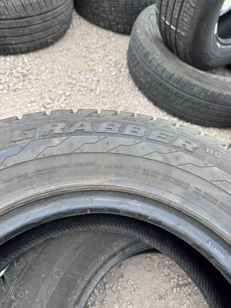 LT225/75R16 Pair (2 Used Tires) General Grabber